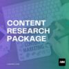 Content Research Package